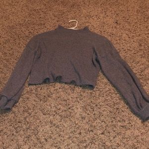 grey long sleeve